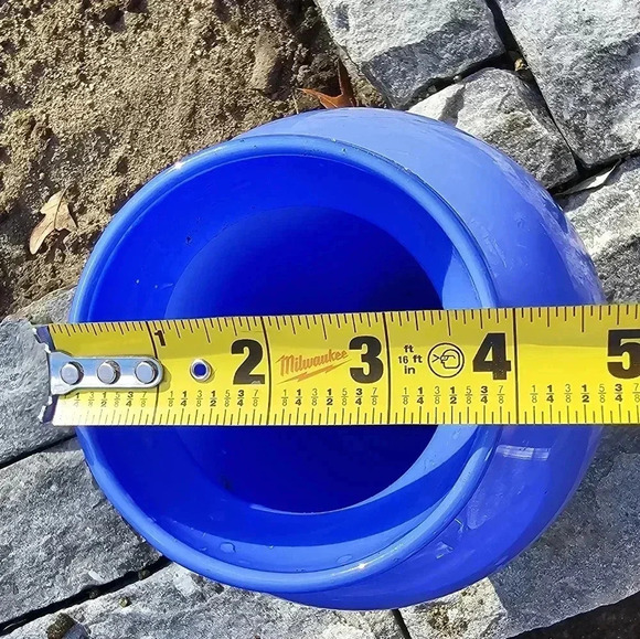 Cobalt Blue Glass Vase - Picture 4 of 4